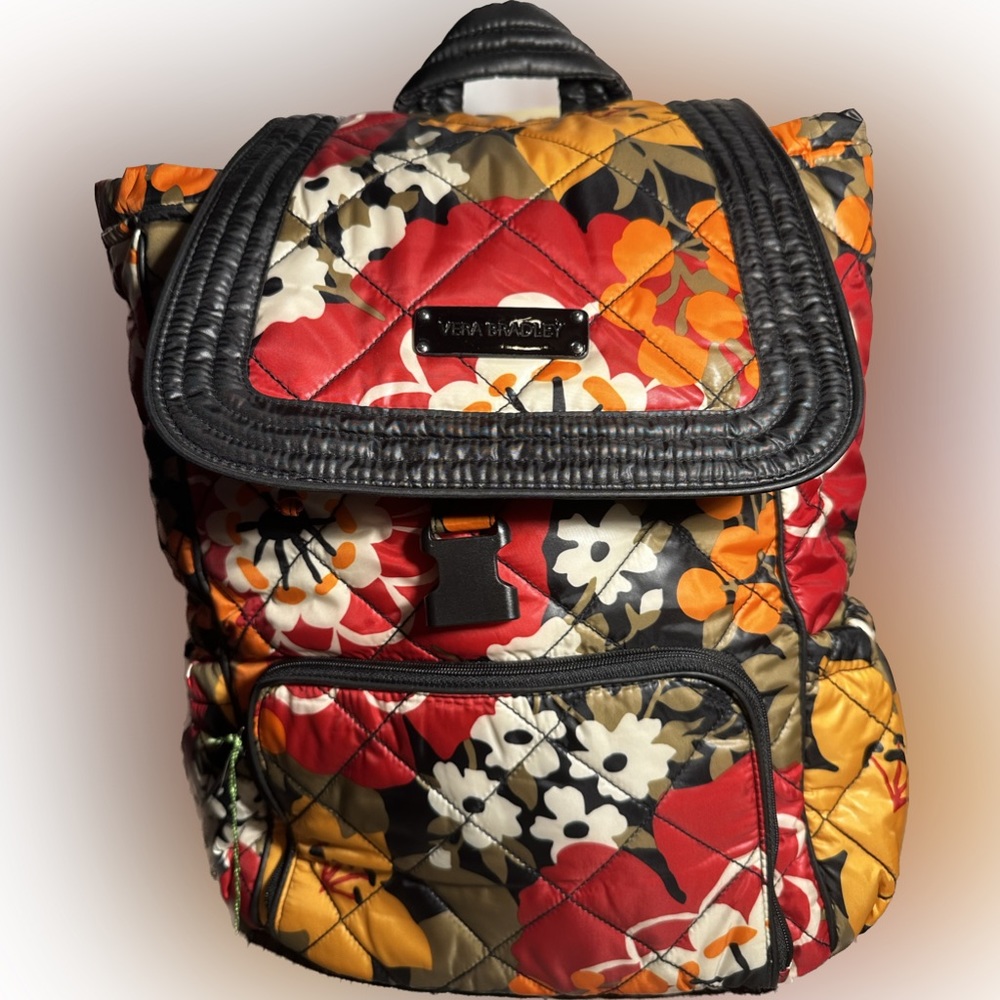 NEW Vera Bradley Backpack in Bittersweet Pattern Fall Colors
